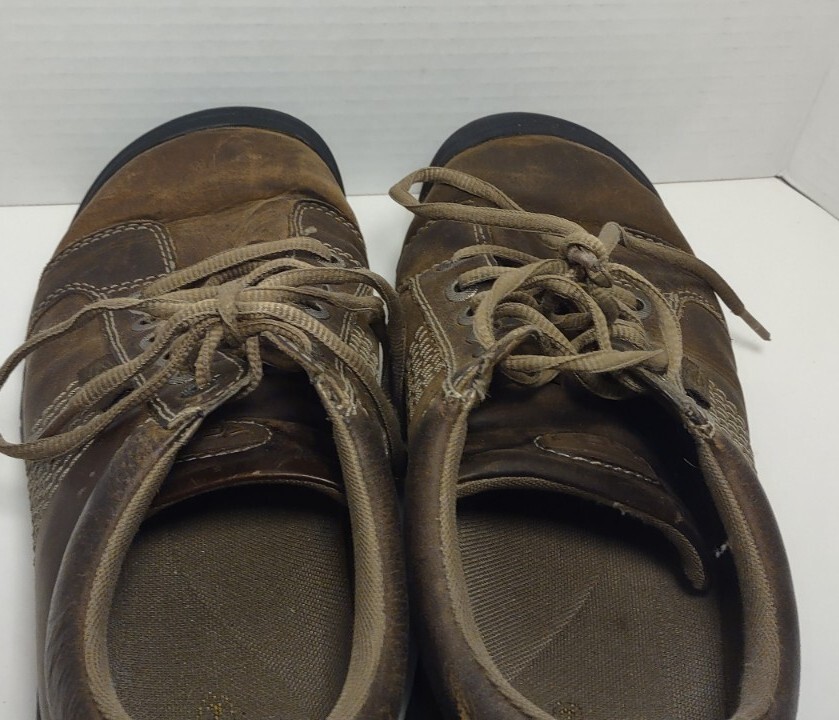 Scarpe basse da trekking Keen Presidio uomo taglia 9 euro 42 pelle marrone outdoor