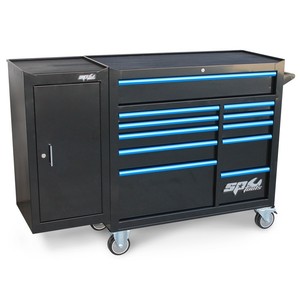 Tool Box Sp Tools Roller Cabinet 11 Drawer Side Cabinet Storage Sp40161 Ebay