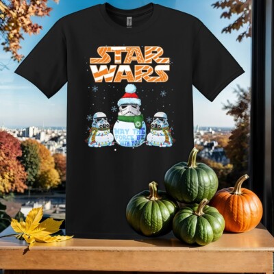 Star Wars Weihnachten Lebkuchen T-Shirt T Shirt Herren Damen Unisex Tshirt SY735