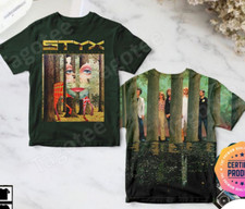 Styx The Grand Illusion Album Cover 3D T-Shirt Size S-5XL