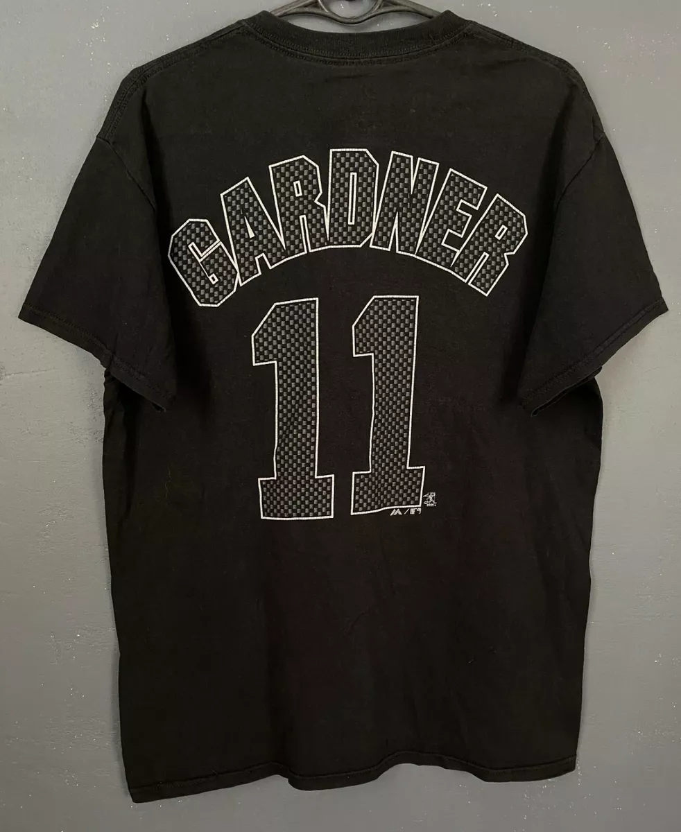 MENS NEW YORK YANKEES BRETT GARDNER #11 BASEBALL MLB SHIRT JERSEY MAILLOT  SIZE M