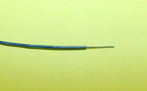 MICRO FIL ELECTRIQUE NEUF POUR CABLAGE RESEAU TRAIN 0,5mm / 10ml .AIGUILLAGE HO - Imagen 2 de 19
