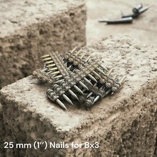 1000x Concrete Nails for Hilti Bx3  1 In (25mm) -For Hilti Bx3 Fastrack Nails Bx