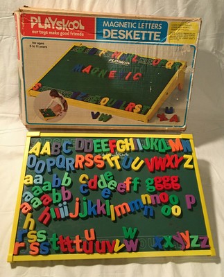 playskool magnetic letters
