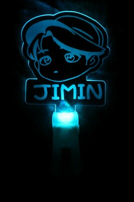 BTS Light Stick Jimin with free gift BT21 Headwear Hair Grips