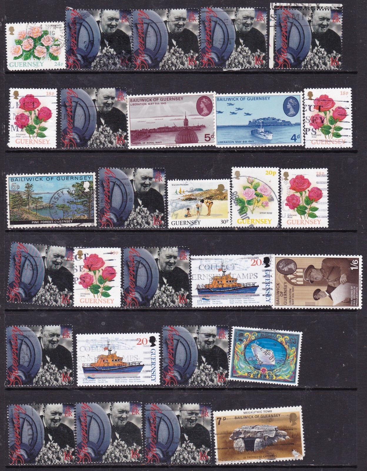 Guernsey Mixed stamps Lot 1 eBay