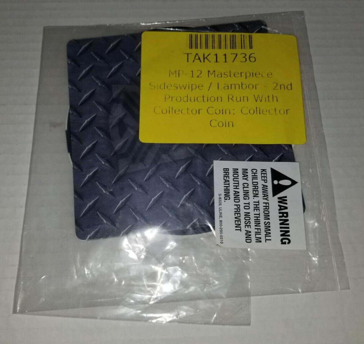 Монета Transformers Masterpiece MP-12 Sideswipe Lambor 2-го выпуска TAK11736 1990₽