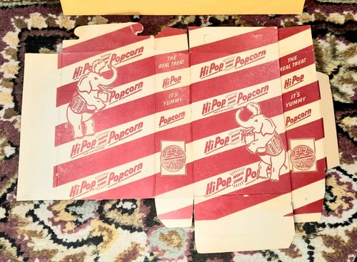Vintage Tommy Windsor's Popcorn Dye Box Complete Package vintage Elephant style - Picture 4 of 10