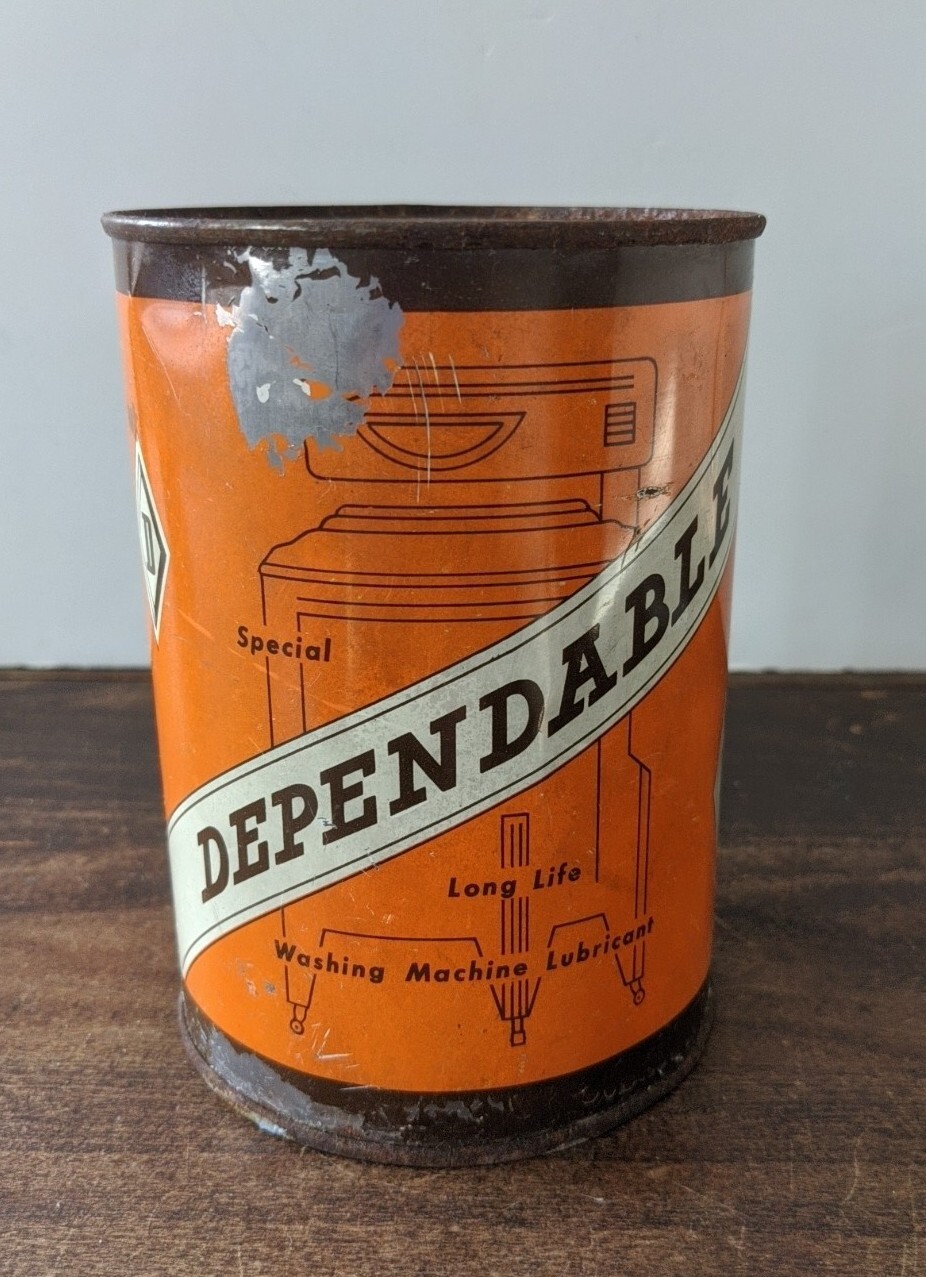 Dependable Special Long Life Washing Machine Lubricant. Full Quart Can.