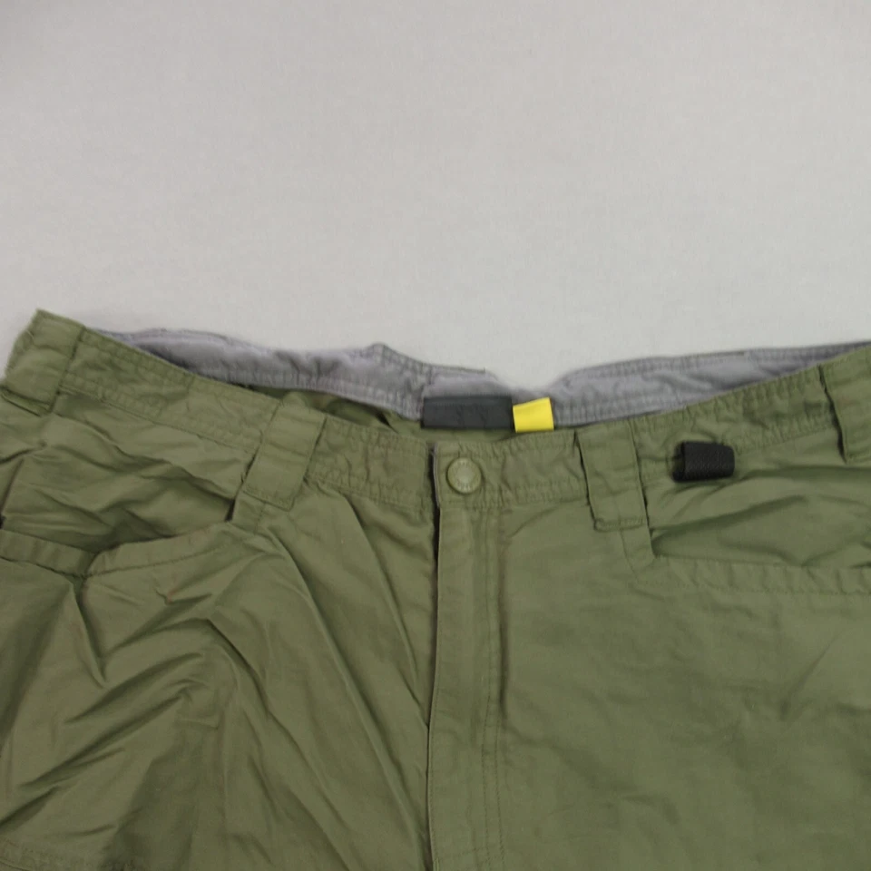Shorts Cabelas Masculino 40 Bolsos Botão Leve Ao Ar Livre Carga Verde Caminhada - Imagem 2 de 4