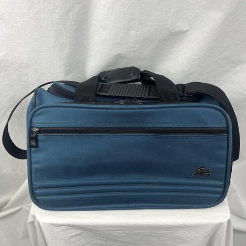 Vintage Skyway Overnight Duffel Bag Tote Carry On Luggage Blue