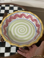 Mackenzie Childs Piccadilly Pie Dish