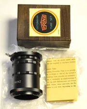 Prinz extension tube set for Nikon non Ai lenses as shown.