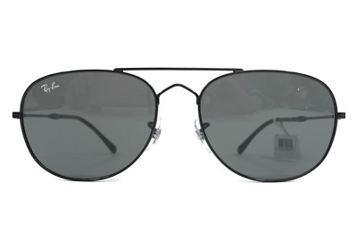 Ray-Ban Sonnenbrille RB3735 002/B1 Aviator Schwarz Gläser Grau getönt