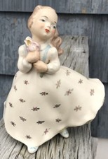 CERAMIC GIRL FIGUERINE SIGNED A. BRENER ‘59