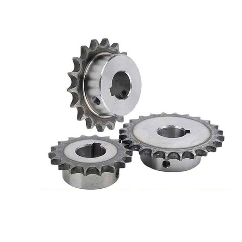 #40 Pignone trasmissione catena 10-32 denti foro 10-40 mm passo 1/2" 12,7 mm per catena 08B - Foto 6 di 28