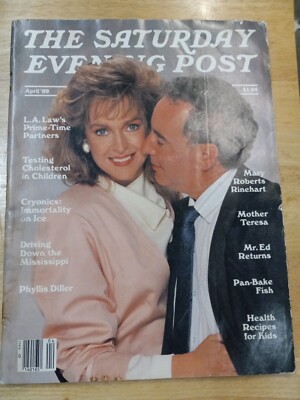 The Saturday Evening Post Magazine April 1989 Mother Teresa Phyllis Diller