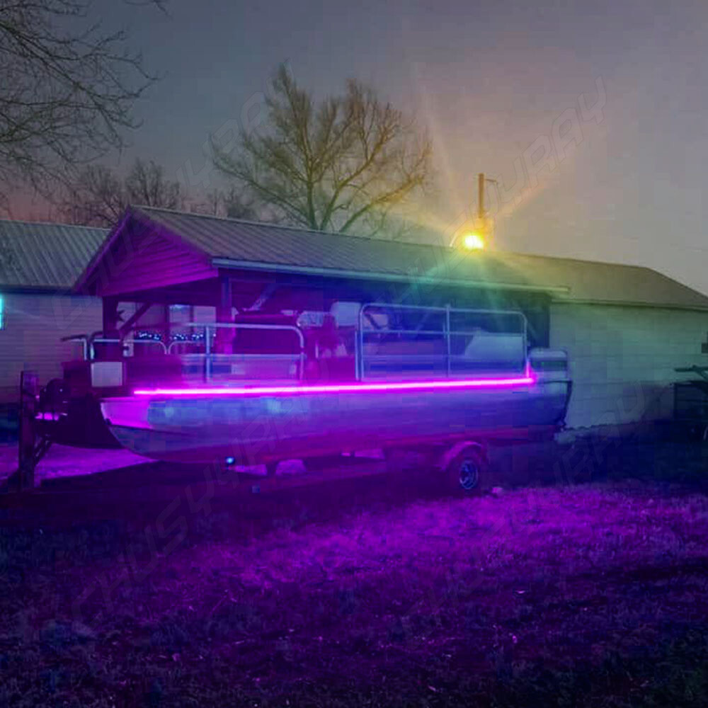 LED Black Light Night Fishing LED Strip UV Ultraviolet Boat Bass