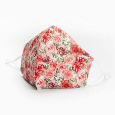 Spring Floral Face Mask-Multiple Pattern Options Filter Pockets, Soft Adjustable