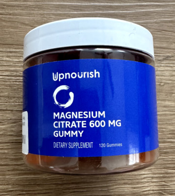 Magnesium Gummies for Wellness Bone DIgestive Health Vegan NON-GMO 120 ct
