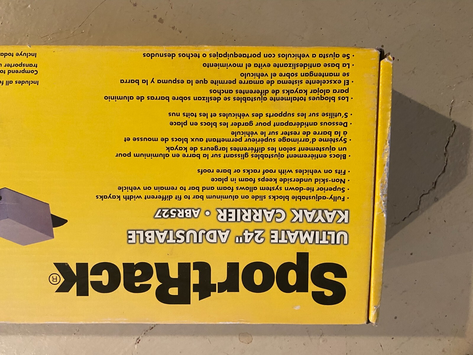 SportRack Watersport Car Vehicle Roof Rack SaddlesCanoe Kayak Carrier