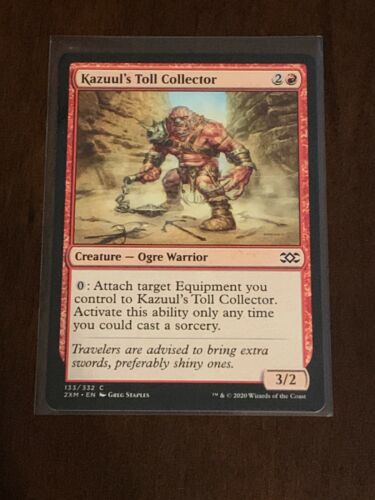 Magic the Gathering Double Masters Kazuul's Toll Collector