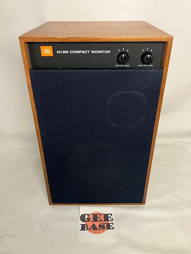 JBL 4312M Compact 3 Way LoudSpeaker Speaker Blue Line Harman JBL 4312M Compact 3 Way LoudSpeaker Speaker Blue Line Harman
