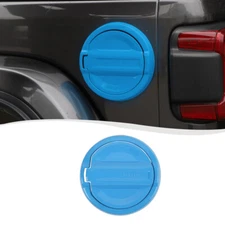 Fuel Filler Gas Tank Cap Cover Trim Accessories for Jeep Wrangler JL 4Xe 21+Blue