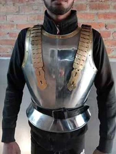 Medieval Jacket Costume Steel Armor Templar SCA Larp Jacket Knight Armor