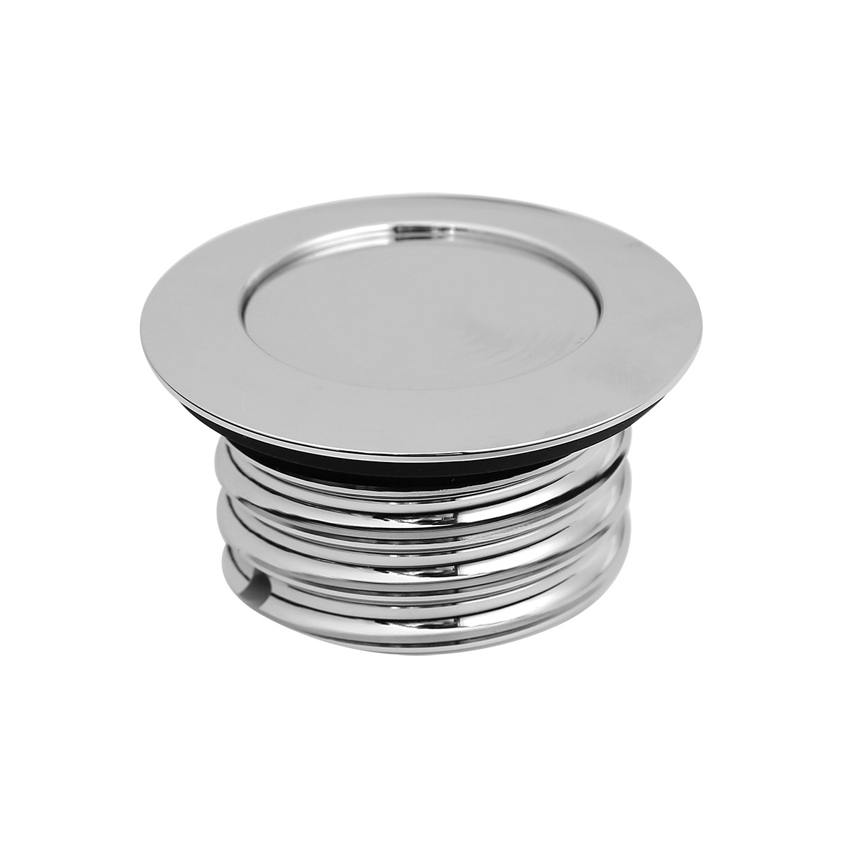 Motorcycle Pop Up Flush Gas Cap Fuel Tank Fit For Harley Dyna Street