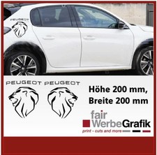 Peugeot Logo Neu Aufkleber / Seitenstreifen / Peugeot / Dekor / #2017