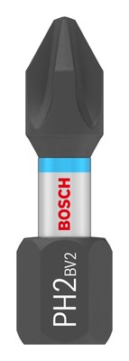 Bosch Zubehör Pro Phillips Impact Bit, PH2, 25 mm - 25er-Pack - 10 Stück