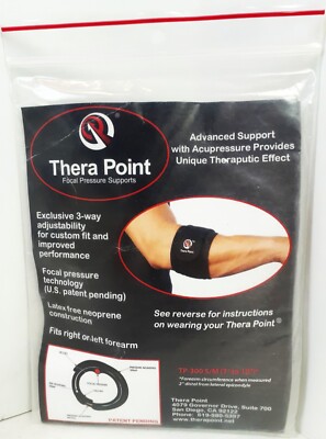 Thera Point Focal Pressure Support w Acupressure Tennis Elbow Brace  TP-300  S/M