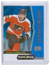 Oskar Lindblom 2018-19 Synergy Rookie Blue Parallel Card #72 /799