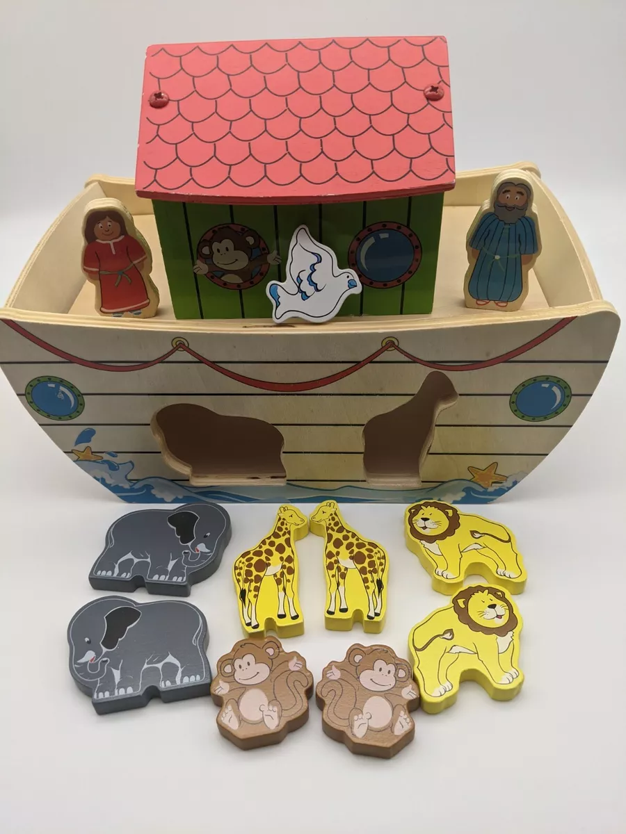 KidKraft Noah s Ark wooden shape sorter toy