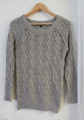 Love Stitch Women's Sweater Grey Size S - Picture 2 of 5