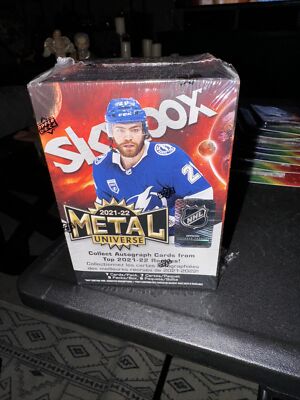 2021-22 Upper Deck Skybox Metal Universe NHL Hockey Blaster Box BNIB! SEALED!