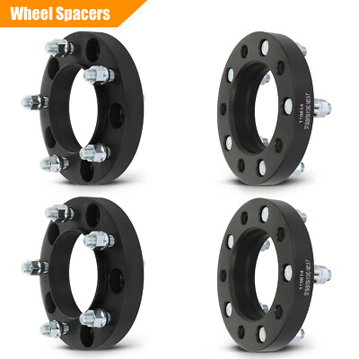 MIROZO 4PCS 1'' 5x150 14x1.5 Studs Wheel Spacers For Toyota Land Cruiser Lexus
