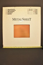 Copper Sheet Metal 24" Square, 26ga. Lot of 5 Sheets Individually Packaged