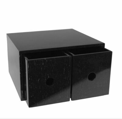 Kasten/Box, Behälter, Kästchen, Schatulle  für Schminkutensilien m. 2 Schubladen