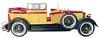 SIGNATURE MODEL - LINCOLN CONVERTABLE SEDAN 1928 FORD - 17 x 5.5 x 5.5 cm - MINT
