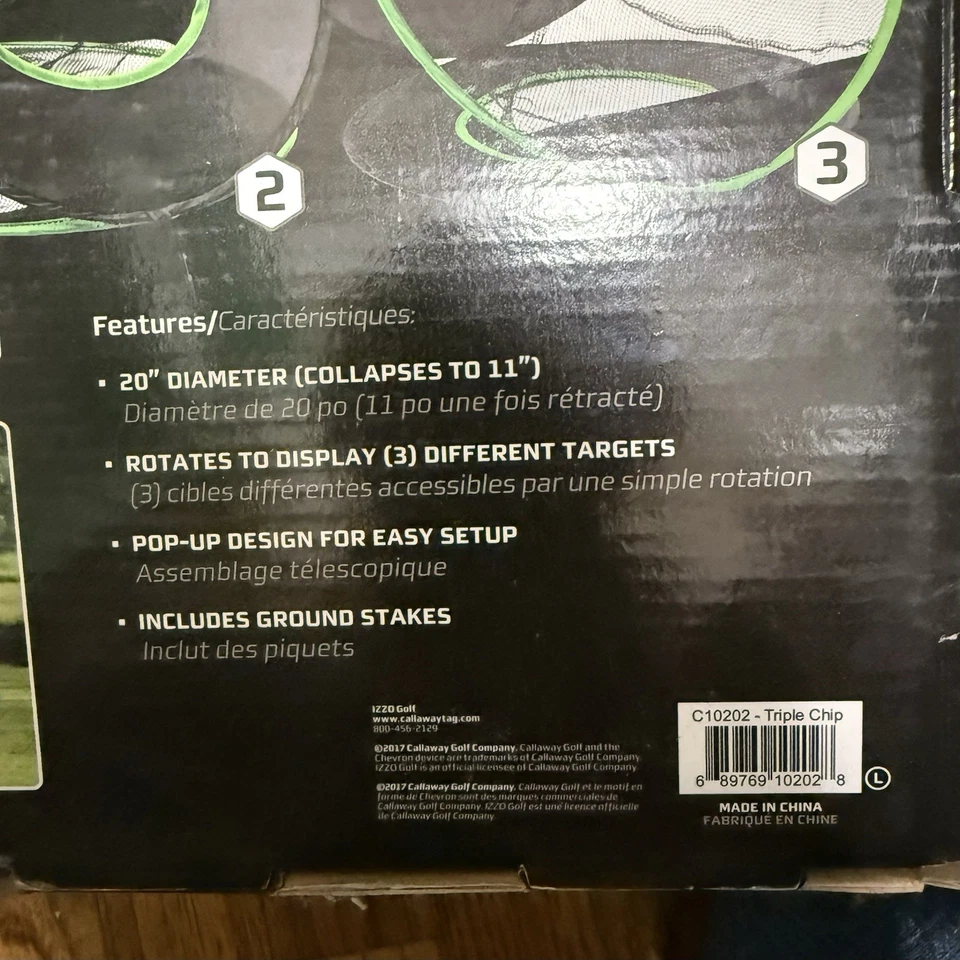 Callaway тройной чип чип Net 3 цели в 1 новый! - Изображение 3 из 3
