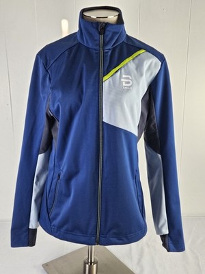 Bjorn Daehlie Dæhlie Contender Blue Full Zip Ski X-Country Jacket Women's Sz M 