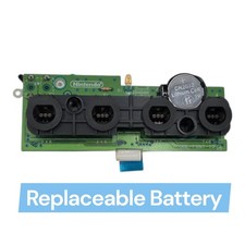 Nintendo GameCube Controller Port Board OEM Replacement w/ NEW Battery TESTED