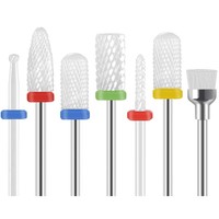 NagelfräSer Bits Keramik 7 StüCk Nagelbohrer AufsäTze ManiküRe PediküRe