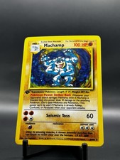 Machamp 8/102 Base Set Holo Rare 1st Edition 1999 WOTC Pokemon TCG LP