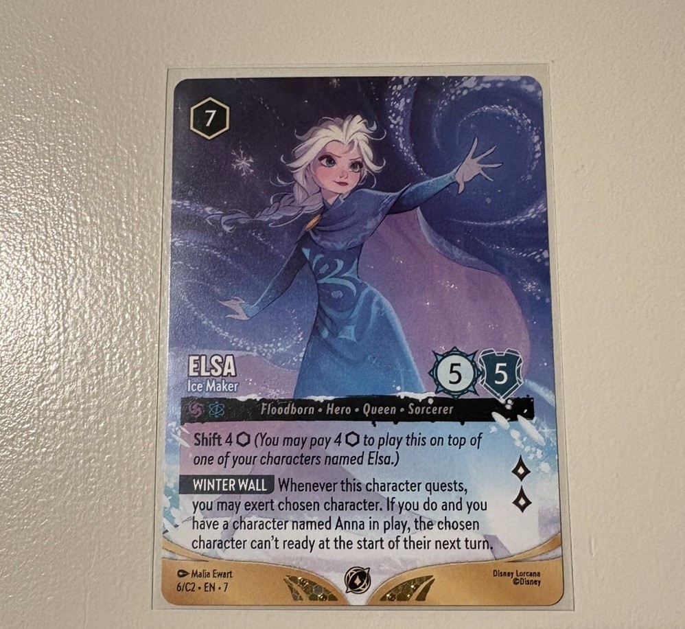 Disney Lorcana Elsa - Ice Maker non-foil Promo DLC Challenge 6/C2 EN 7