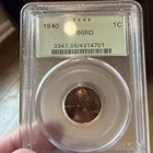 1940 PROOF LINCOLN WHEAT CENT PCGS PR66RD OLD GREEN HOLDER OGH