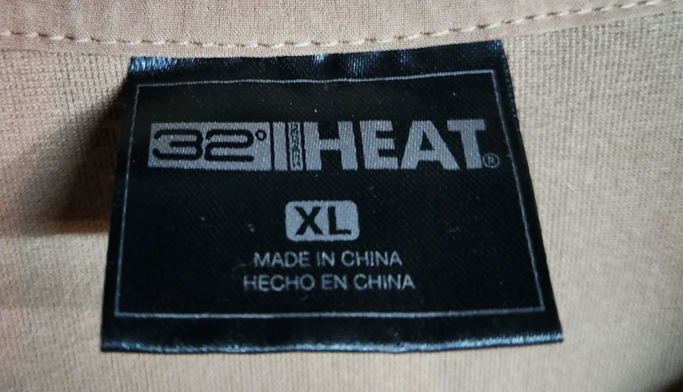 32 градусов тепла желтовато-коричневый толстовка, полиэстер, шерпа флис, супер мягкий, размер XL - Изображение 4 из 4