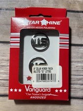 US Air Force Star Shine Collar Enlisted Airman Pin US Letters Insignia Vanguard